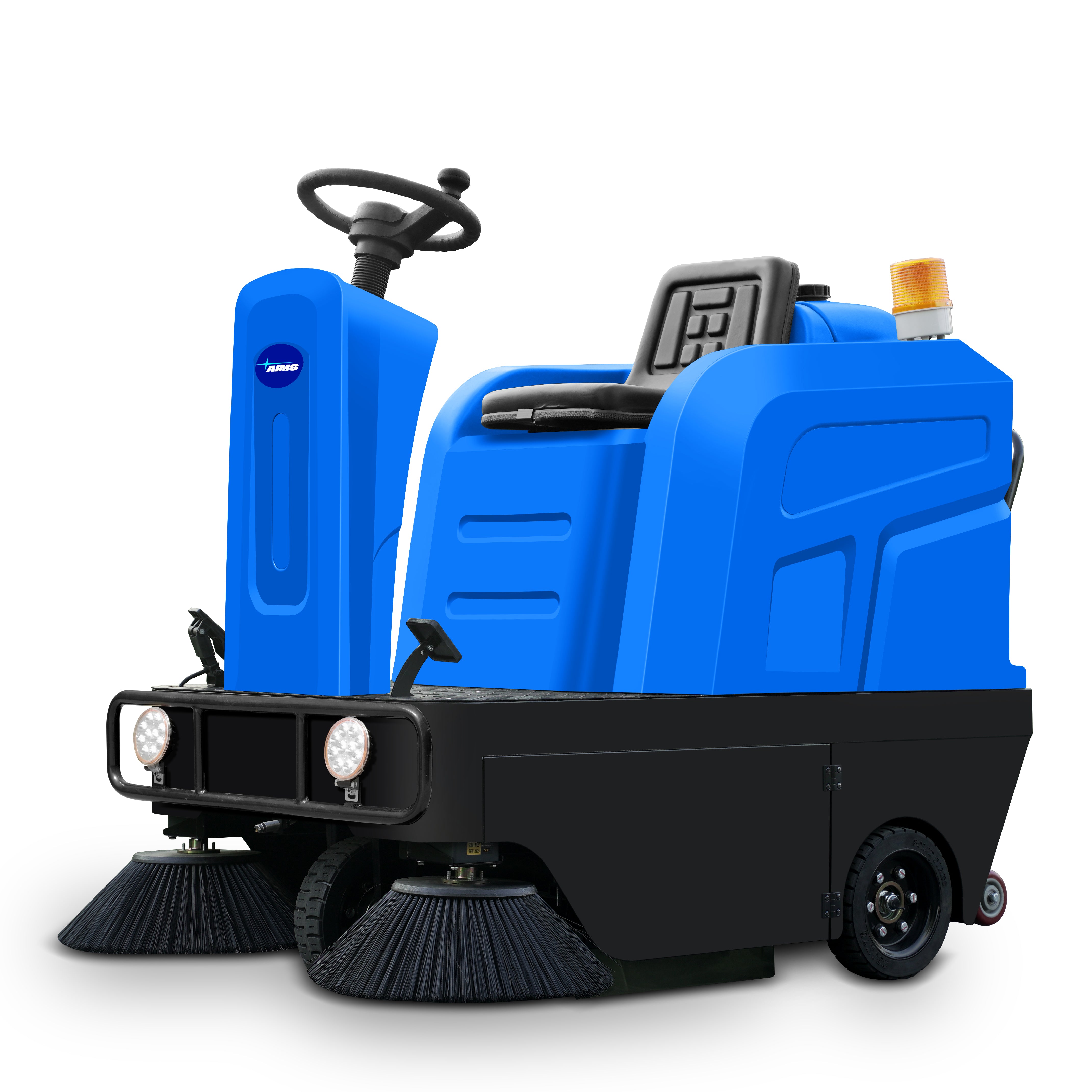 Compact Manual Floor Sweeper for Warehouses, Workshops and Commercial ...