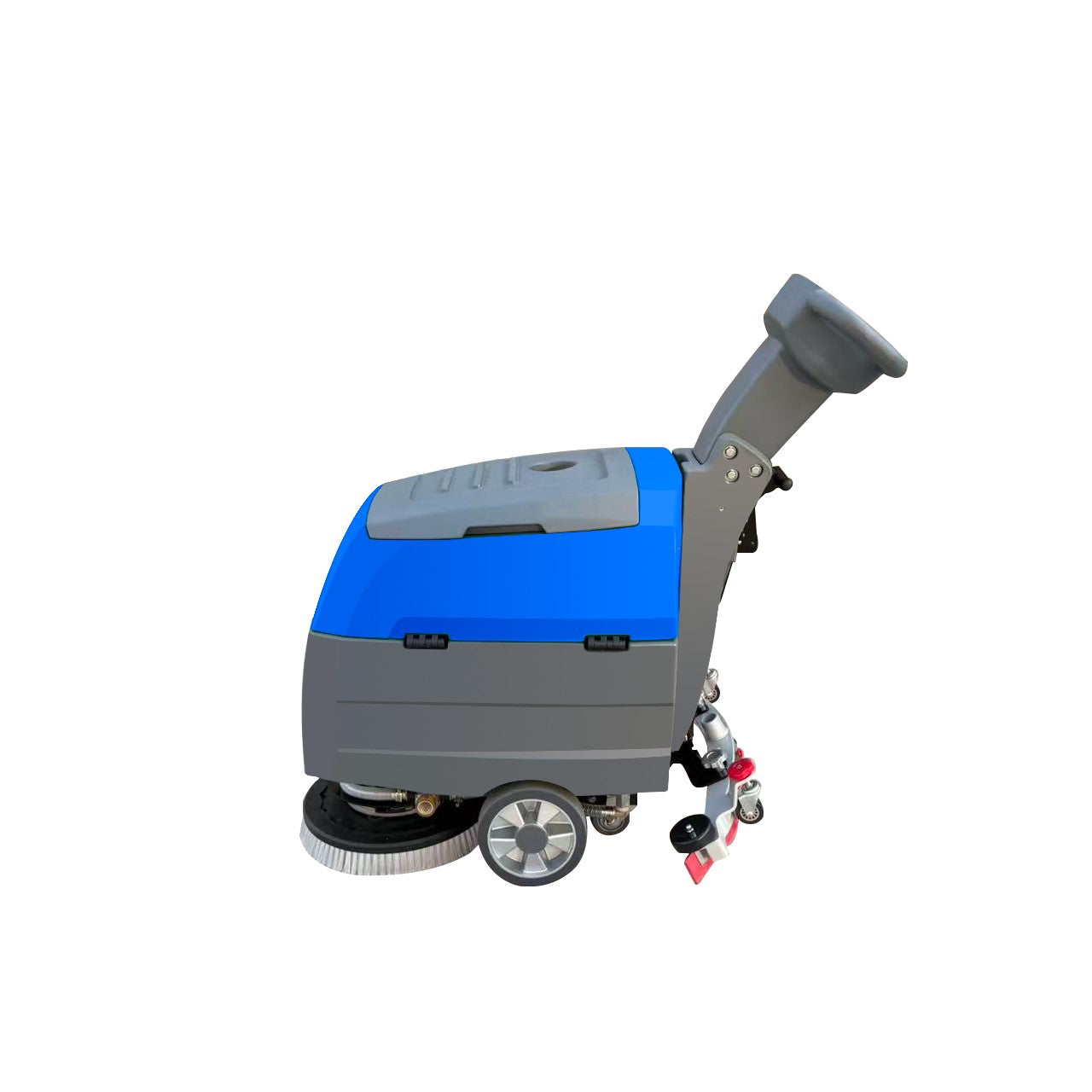 Space-Saving Foldable Floor Scrubber for Offices, Shops and Small ...
